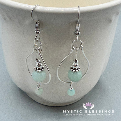 Amazonite Dangle Earrings