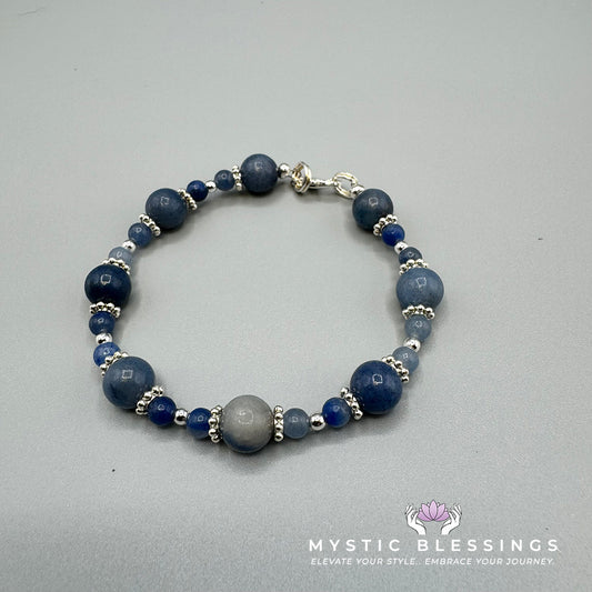 Blue Aventurine Chunky Bracelet