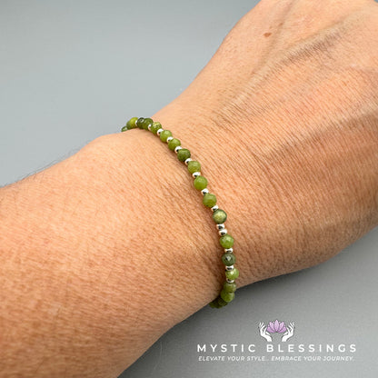 Canadian Jade Gemstone Bracelet