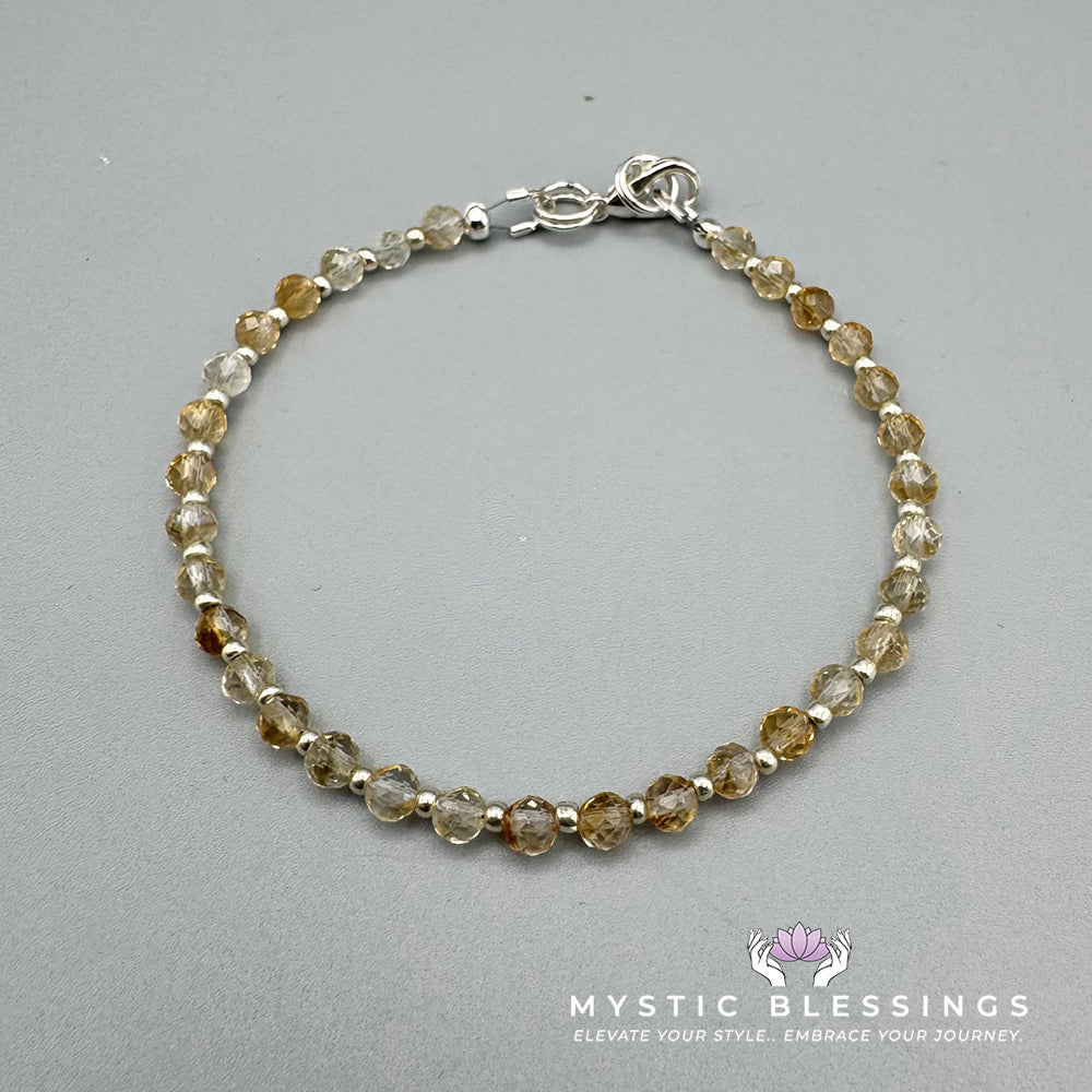 Citrine Gemstone Bracelet