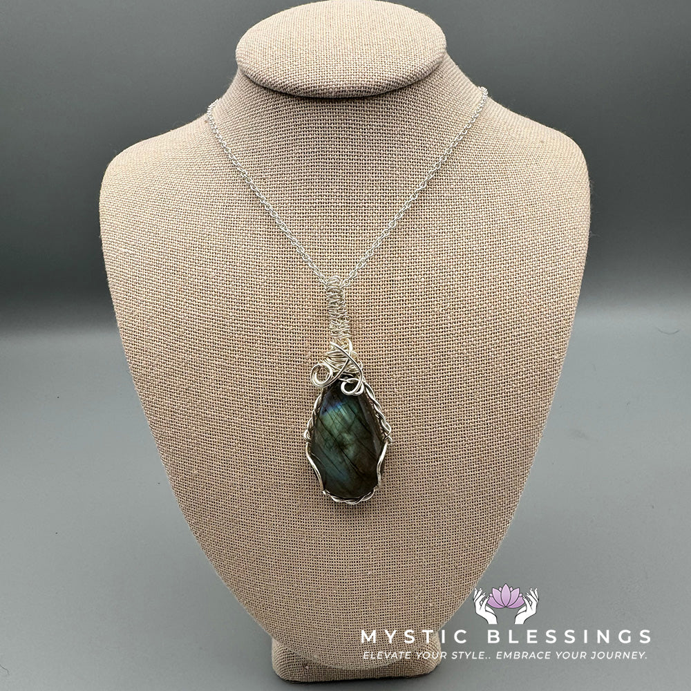 Labradorite Wrapped Pendant