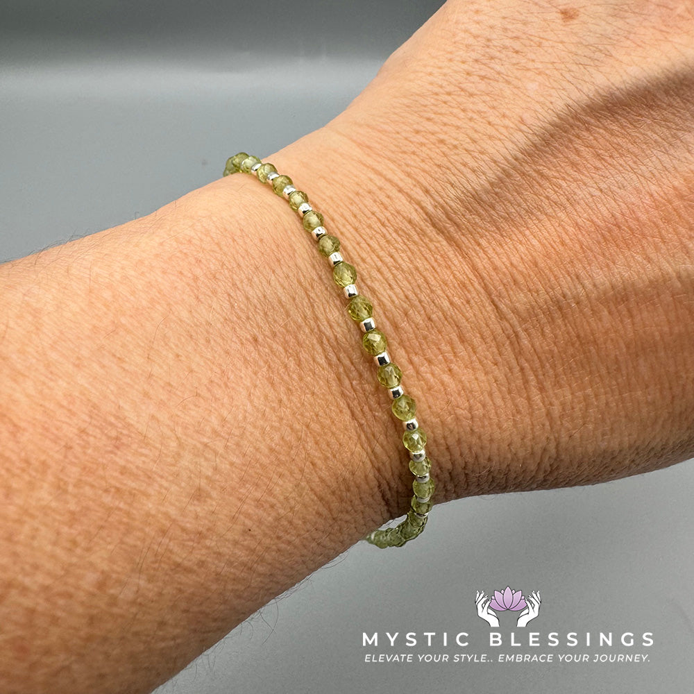 Peridot Gemstone Bracelet