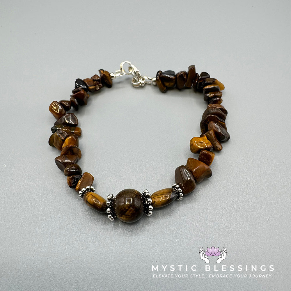 Tigers Eye Chip Bracelet